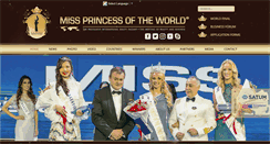 Desktop Screenshot of missprincessworld.com