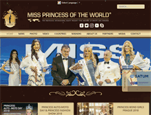 Tablet Screenshot of missprincessworld.com